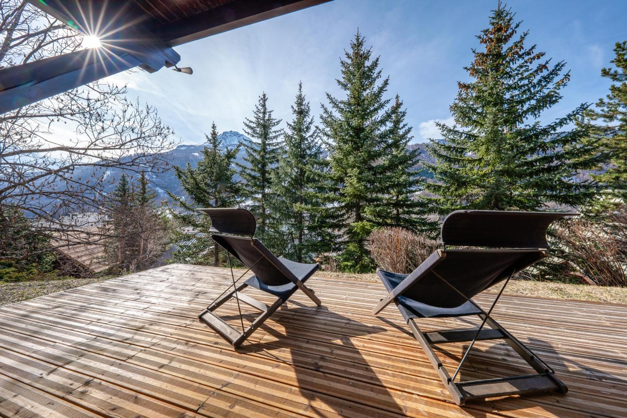 Serre Chevalier Studio 30 M2 Coin Montagne A 8 Minutes Des Pistes Saint-Chaffrey Exterior foto